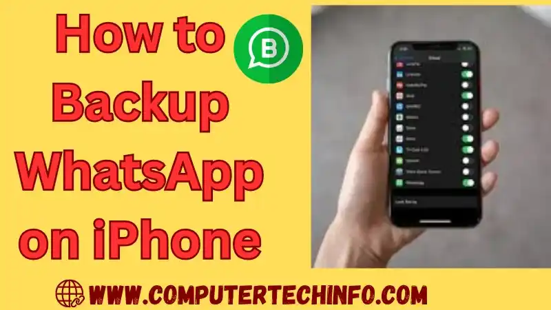 How to Backup WhatsApp on iPhone