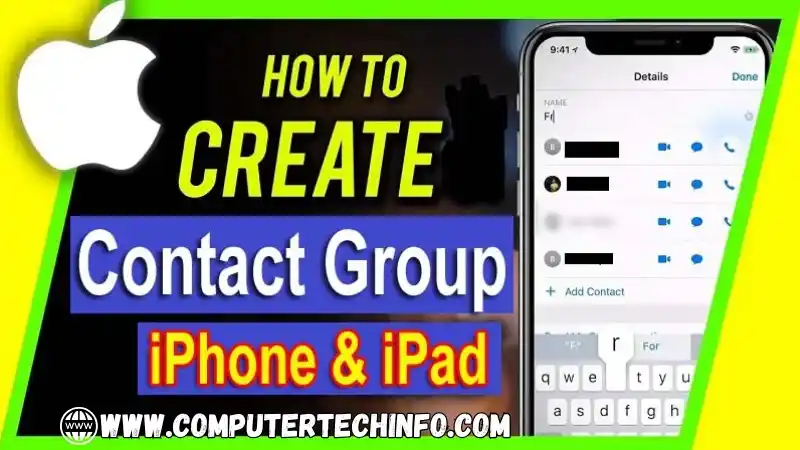 Create A Contact Group on iPhone and iPad