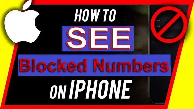 See Blocked Numbers on iPhone